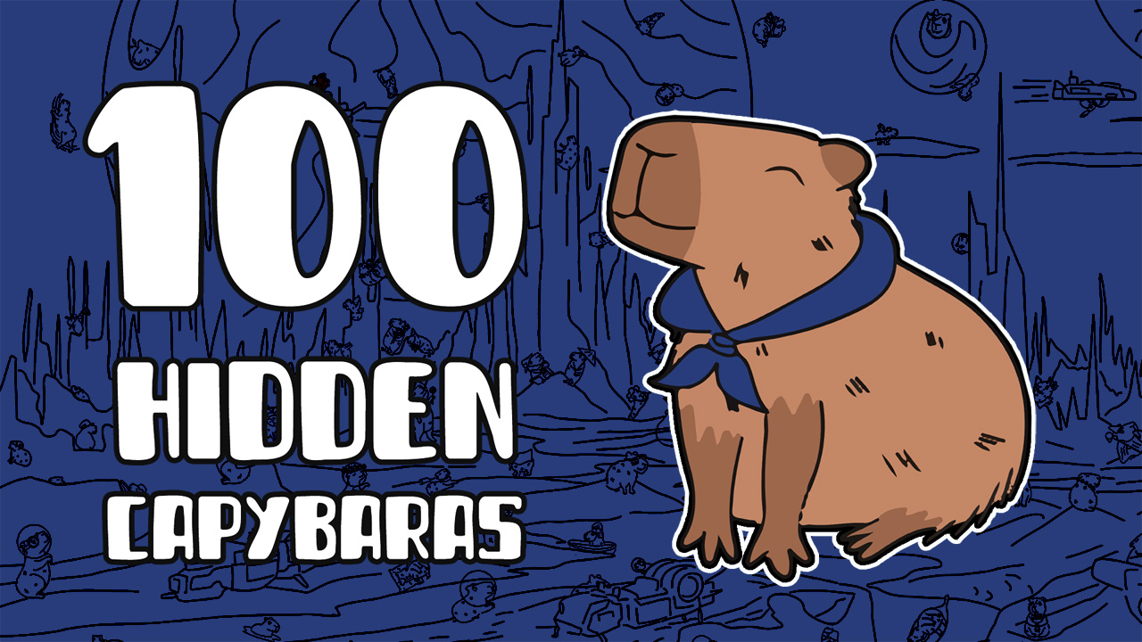 100 Hidden Capybaras